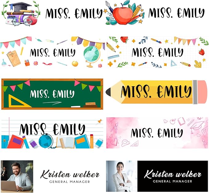 Teacher Office Desk Name Plate Personalized, Custom Name Plates - Image 7