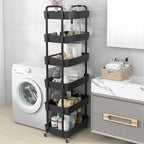 Sywhitta 6-Tier Plastic Rolling Utility Cart - Image 7