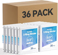 SUNEE White Binders 1/2 Inch 36 Pack Bulk by SUNEE