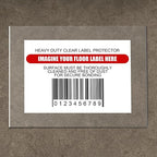 Janlaugh 50 Pcs Industrial Clear Label Protectors 10 x 13 Inch Waterproof Clear by Janlaugh