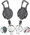 Autonomier 2Pack Heavy Duty Retractable Keychain, Unbreakable Embedded Body by Autonomier