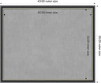 Amanti Art Black Framed Magnetic Board 35x43 X-Large Vision Board - Image 4