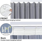 Cbsroro Room Divider Blackout Curtain Track Curtains Wall Dividers Panels Screen - Image 5