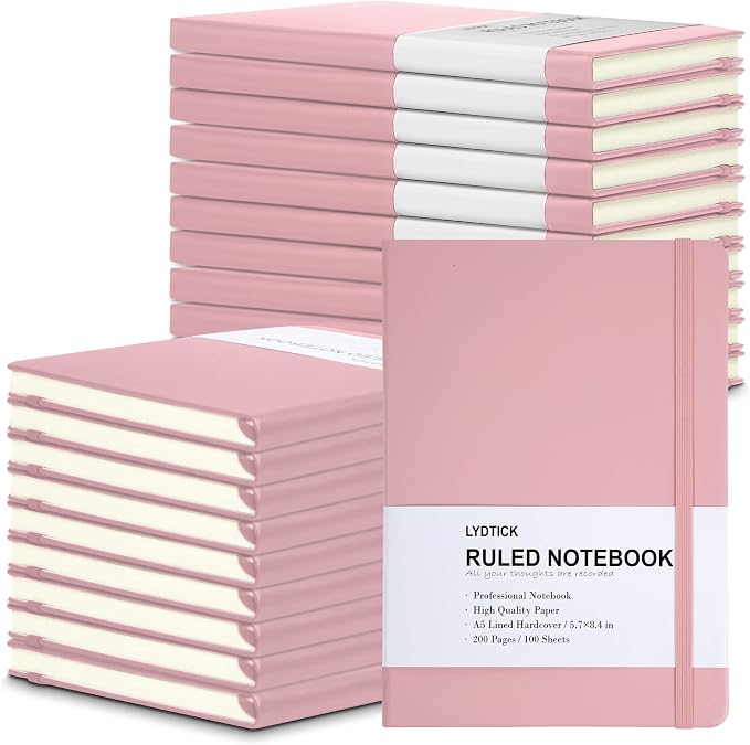 LYDTICK 20 Pack Journals for Writing College Ruled Notebooks Journal in Bulk by LYDTICK