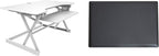Rocelco 40" Large Height Adjustable Standing Desk Converter by Rocelco