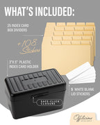 OFFILICIOUS Index Card Box 3x5 - Image 2