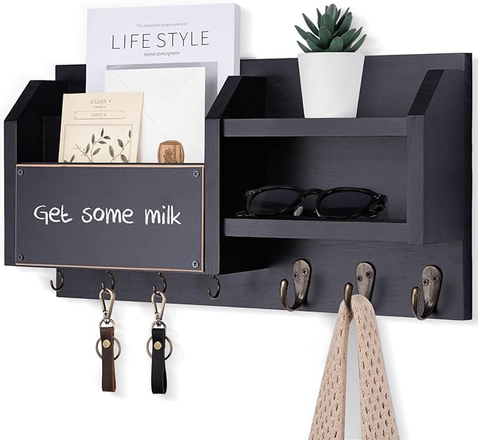 Lwenki Mail and Key Holder – Wall Mount Key Hanger by Lwenki