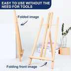 ESRICH 15pcs 17 Inch Tabletop Easels, Easel Stand - Image 4
