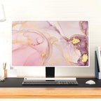 Baocicco Pink Gold Marble Waterproof Screen TV Cover 50, 52 Inch Decorative - Image 4