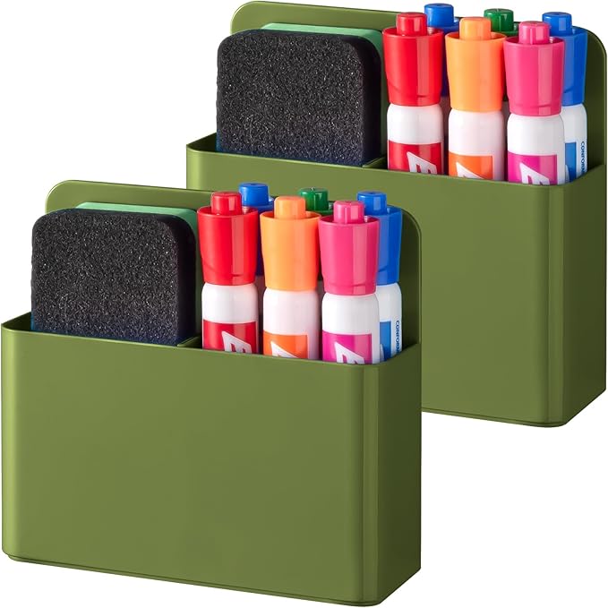 BEYGORM 2 Pack Plastic Magnetic Pen Holder by BEYGORM