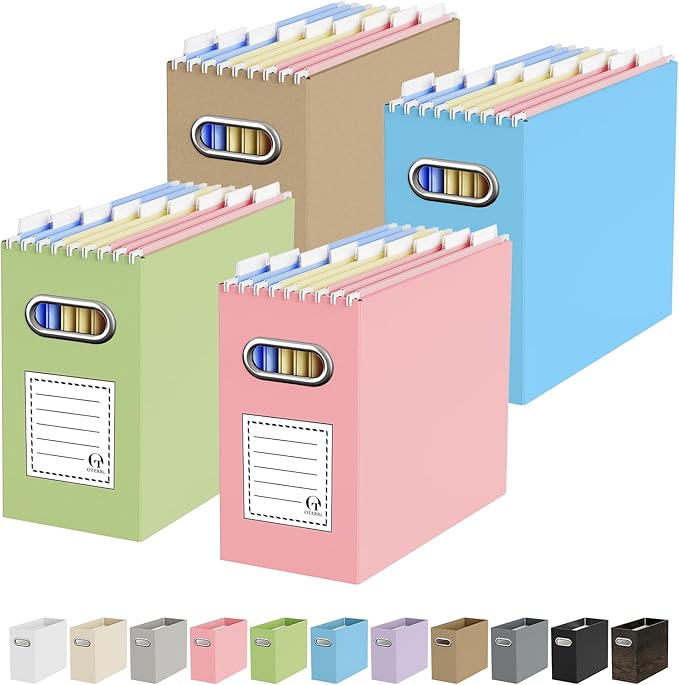 Oterri Cardboard File Organizer Box by Oterri