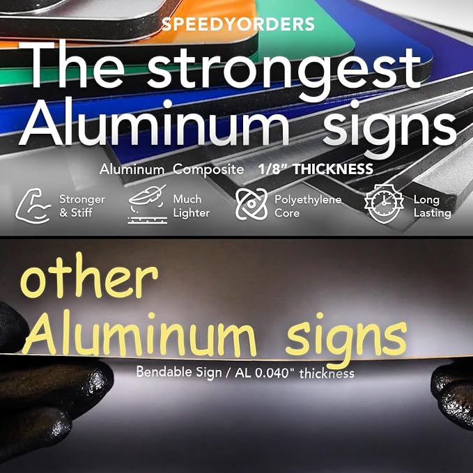 Custom Outdoor Metal Signs, Personalized Aluminum Signs, Customized Safety Signs - Image 5
