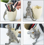 Banllis Cute Pencil Holder Funny Dinosaur Desk Accessories, Pen Organizer - Image 3
