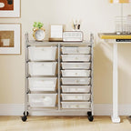 Giantex 12 Drawer Rolling Cart - Image 4