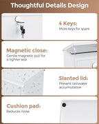 LAND·VOI Locking Wall-Mount Mailbox - Image 3