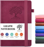 PERCUN Graph Paper Notebook, 160 Pages Grid Journal by PERCUN