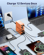 SAIPKYGS USB Charging Station, 12-Port USB C Charger Block - Image 4
