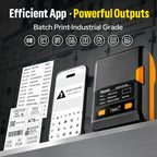 Makeid EP53 Portable Industrial Label Maker, Mobile APP & PC Editor Compatible - Image 6