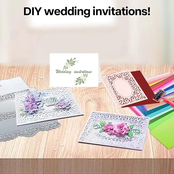 100 Sheets White Shimmer Cardstock 8.5 x 11 Certificate Paper, Goefun 80lb - Image 7