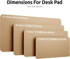 YSAGi Leather Desk Protector, Office Mat, Large Mouse Pad, Non-Slip PU Leather - Image 8