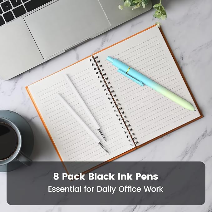 JIMMIDDA 8Pcs Black Gel Pens - Image 8