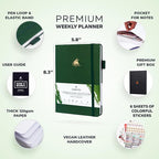 Clever Fox Planner Premium Edition – Undated Luxurious Weekly & Monthly Planner - Image 2