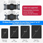 AboveTEK Retail Kiosk iPad Stand, 360° Rotating Commercial POS Tablet Stand - Image 3