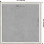 Amanti Art Silver Framed Magnetic Board 26x26 Medium Vision Board - Image 4
