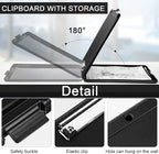 Geyee 24 Pcs Clipboard with Storage Plastic Foldable Nursing Clipboard Storage - Image 3