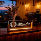 Custom Desk Name Plate Personalized, Light Up Office Name Sign - Image 2