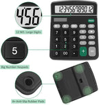 Calculators, Splaks 2 Pack Standard Functional Desktop Calculators Sola and AA - Image 3