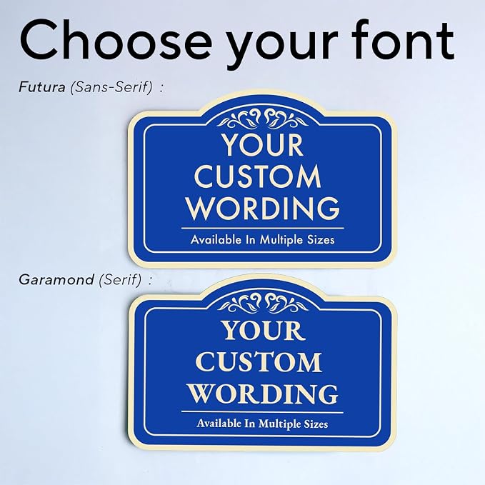 Custom Decorative Outdoor Metal Sign, Personalized Aluminum, Customized - Image 9
