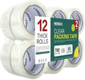 HERKKA Clear Packing Tape, 12 Rolls Heavy Duty Packaging Tape by HERKKA