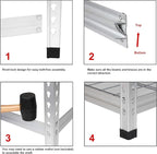 Amazon Basics 5 Shelf, High-Grade Aluminum, Adjustable, Shelving Unit - Image 7