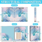 Lateefah 3 Ring Binder, 1 Inch Binder Organizer - Image 2