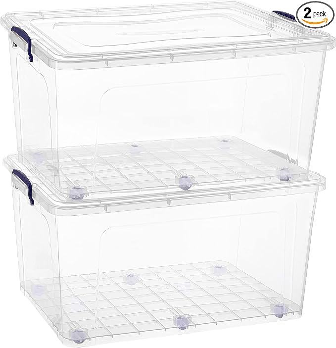 Superio Clear Storage Boxes by Superio
