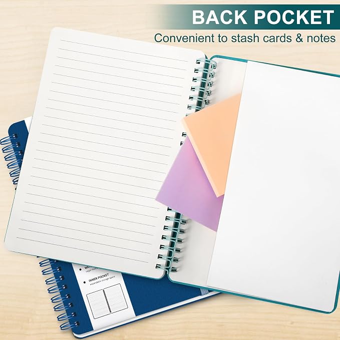 Turquoise Lined Spiral Journal Notebook - Image 5