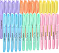 V-Opitos 30 Pack Highlighter in 6 Pastel Colors, No Bleed Highlighters by Wearecommittedtotheresearchandproductionofhigh-qualitykidstoysschoolofficesuppliesandholidayproducts