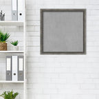 Amanti Art Grey Framed Magnetic Board 22x22 Medium Vision Board - Image 5
