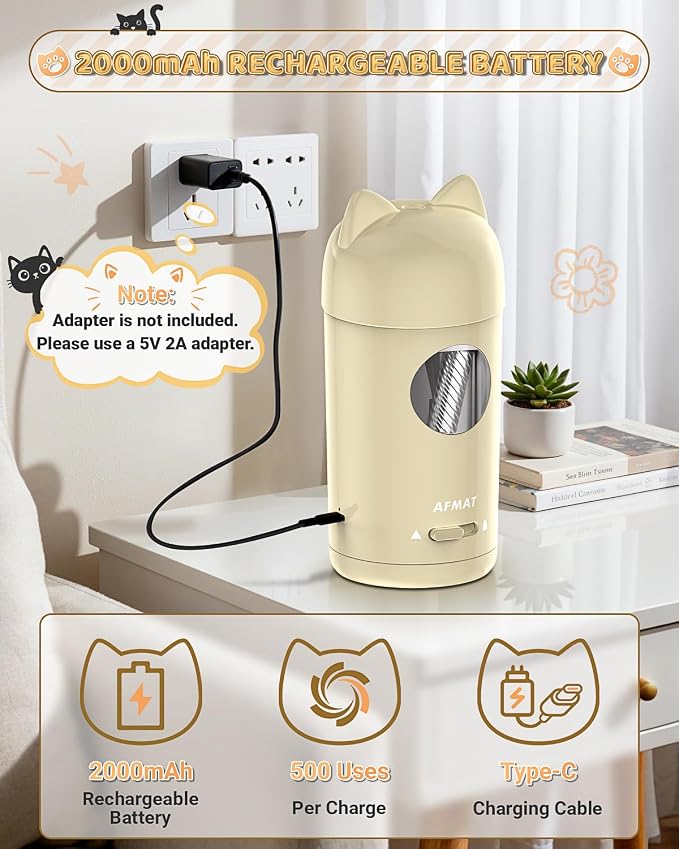 AFMAT Electric Pencil Sharpener, Colored Pencil Sharpener - Image 6