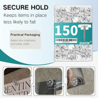150 PCS Flat Clear Short Push Pins - Image 3