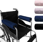SPRING SEAON Wheelchair Armrest Covers 2 Pack Soft Memory Foam Wheelchair by SPRINGSEAON