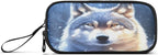 BOENLE Wolf Snowy Pencil Case Box Boys Girls Large Pencil Pouch Zipper - Image 8