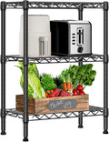 M MZG 750 lbs 3 Tier Shelf Metal Storage Shelves Wire Rack Closet Organizers by MEIGAOPLASTICANDMETALHKCOLIMITED