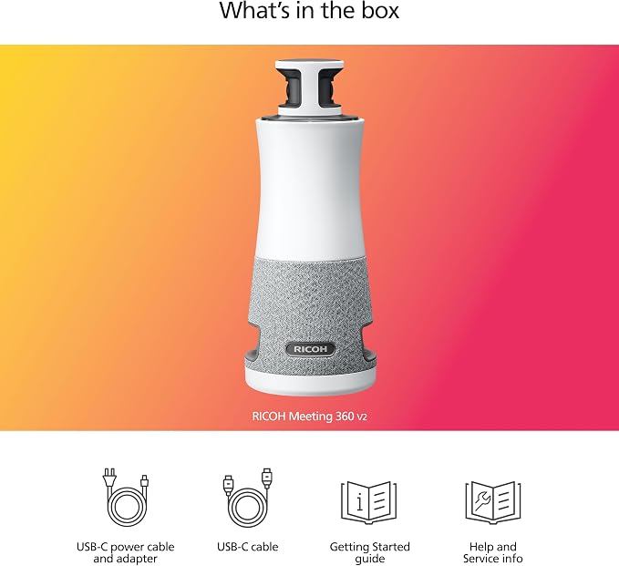 RICOH Meeting 360-360° Conference Room Camera - Image 6