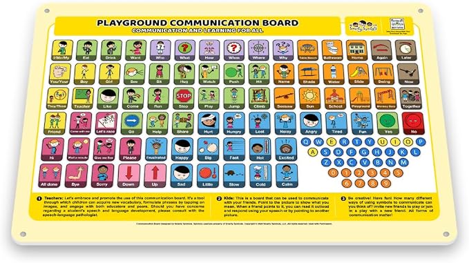 Outdoor Rated Plastic School Playground Communication Board - Image 2