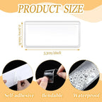 Jeyiour 200 Pcs Label Holders Adhesive Nameplate Pockets Storage Bin Labels - Image 2