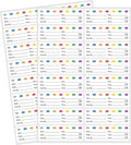 STARLIBOO Removable Freezer Labels Stickers, Blank Freezer Labels by STARLIBOO
