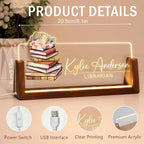 Desk Name Plate Personalized, Custom Office Light Up Name Plate - Image 5