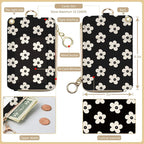 bolimoss Cute Floral Lanyard Wallet and ID Badge Holder - Image 2